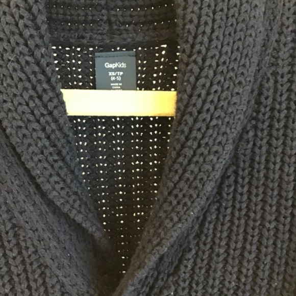 GAP Boys “Grandpa” Shawl Collar Cardigan - Picture 2 of 3
